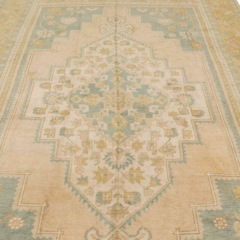 Alfombra Vintage Turca Anudada a Mano - 201 cm x 320 cm - K0073912