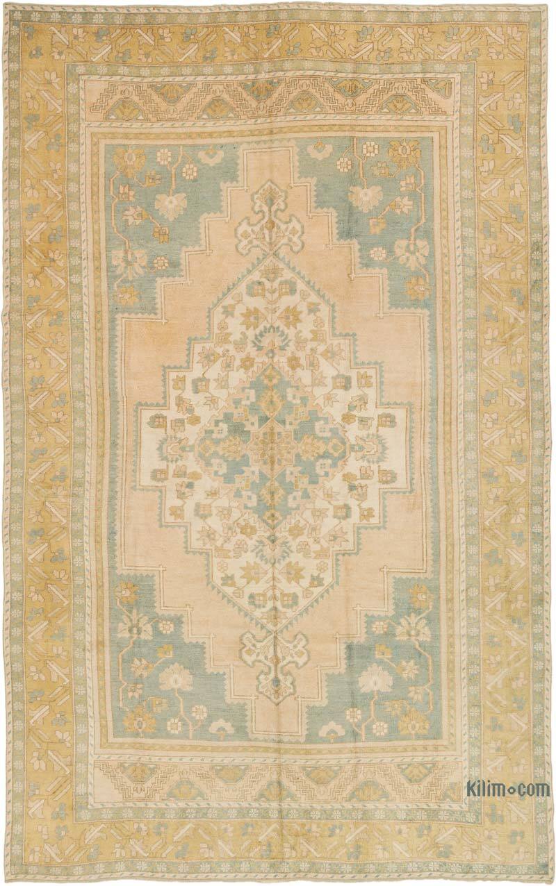 Alfombra Vintage Turca Anudada a Mano - 201 cm x 320 cm - K0073912