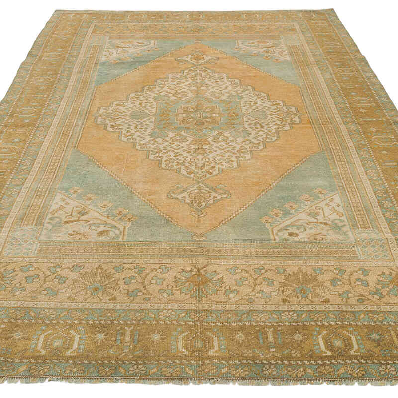 El Dokuma Vintage Halı - 154 cm x 250 cm - K0073914