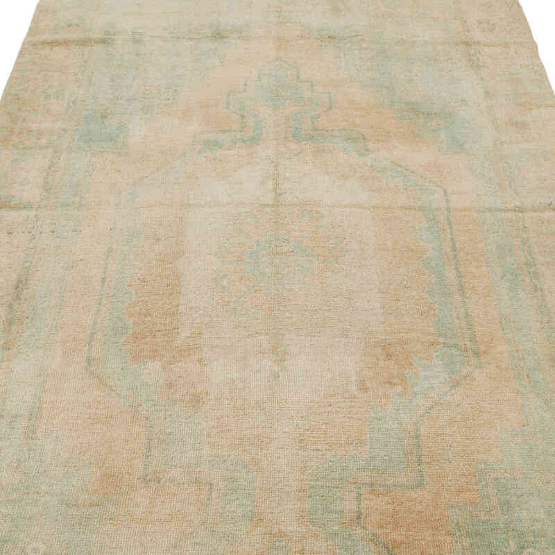 Alfombra Vintage Turca Anudada a Mano - 142 cm x 255 cm - K0073944