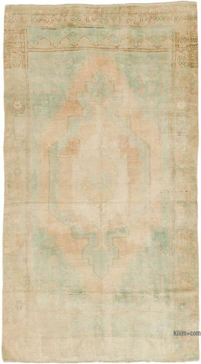 El Dokuma Vintage Halı - 142 cm x 255 cm