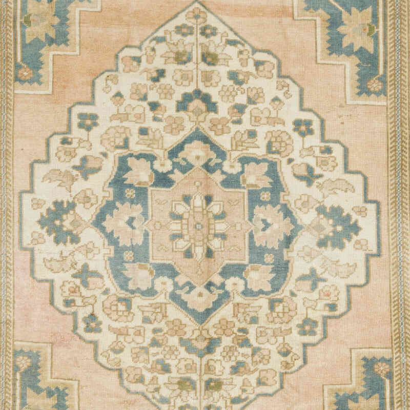 Vintage Turkish Hand-Knotted Rug - 4' 4" x 9' 6" (52" x 114") - K0073945