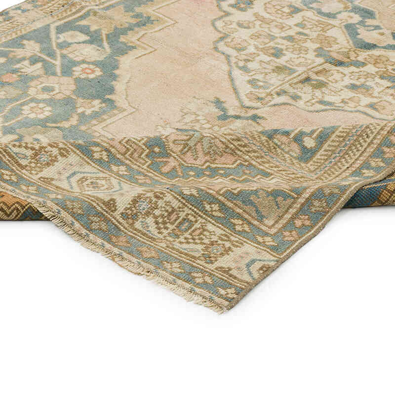 Vintage Turkish Hand-Knotted Rug - 4' 4" x 9' 6" (52" x 114") - K0073945
