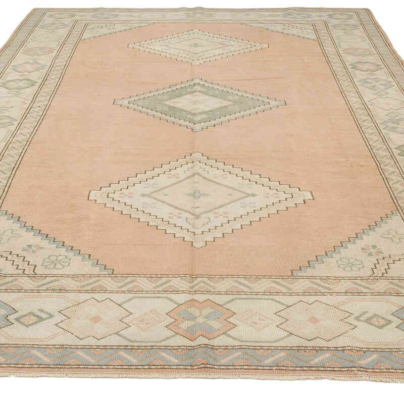 El Dokuma Vintage Halı - 203 cm x 303 cm - K0073948