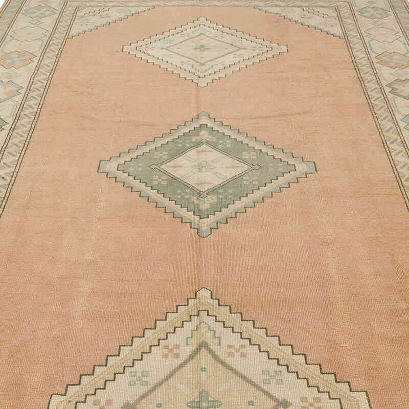 El Dokuma Vintage Halı - 203 cm x 303 cm - K0073948