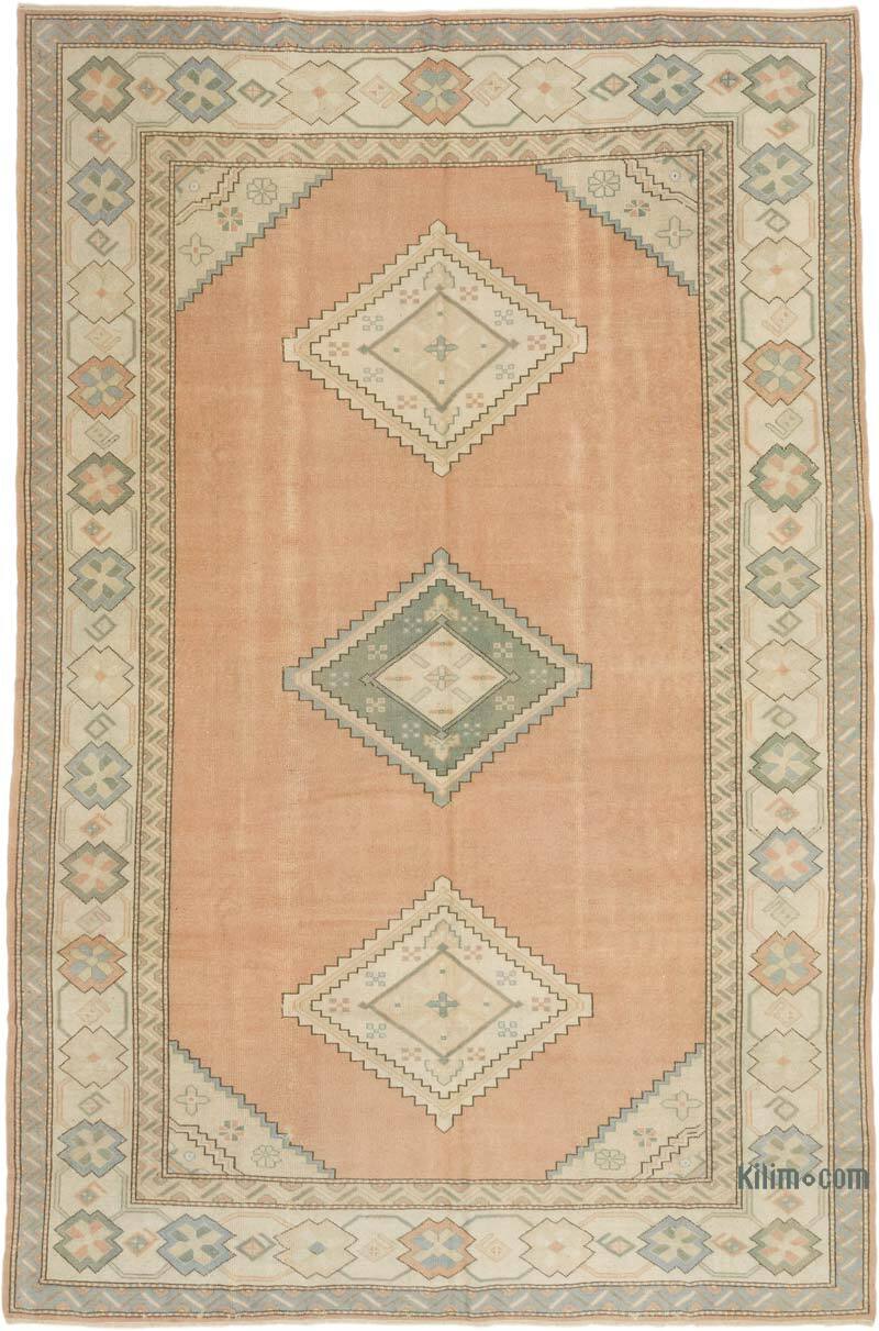 El Dokuma Vintage Halı - 203 cm x 303 cm - K0073948