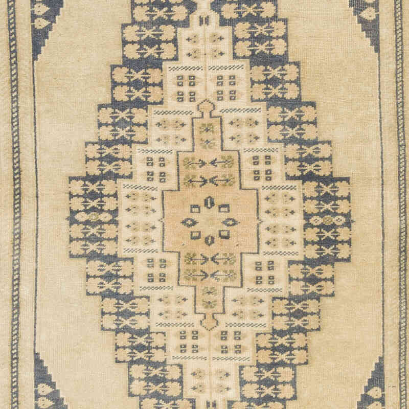 Alfombra Vintage Turca Anudada a Mano - 116 cm x 276 cm - K0073949