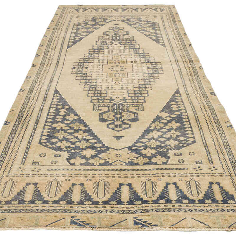 Alfombra Vintage Turca Anudada a Mano - 116 cm x 276 cm - K0073949