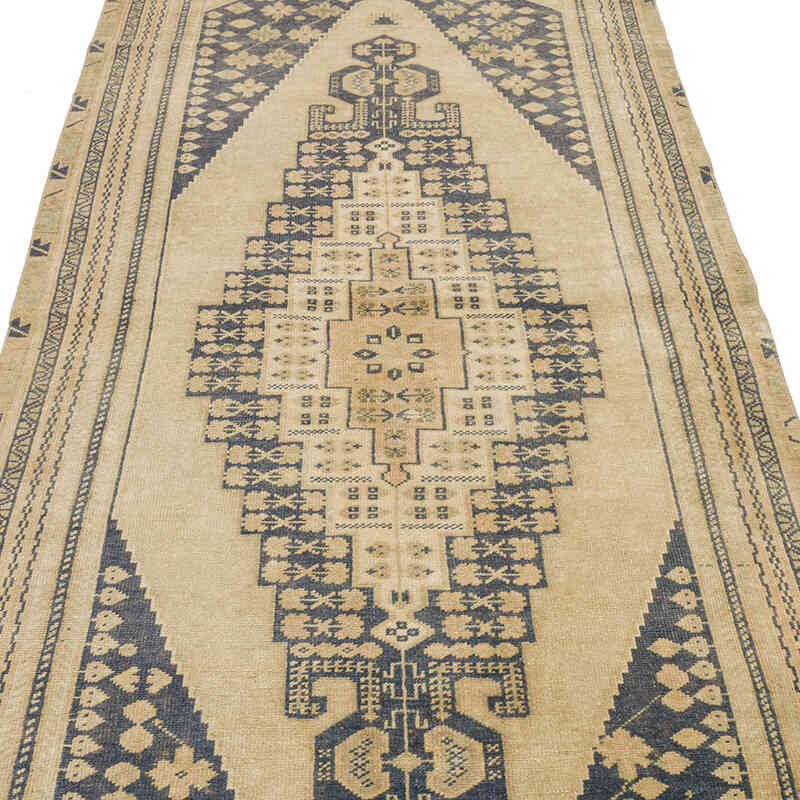 Alfombra Vintage Turca Anudada a Mano - 116 cm x 276 cm - K0073949