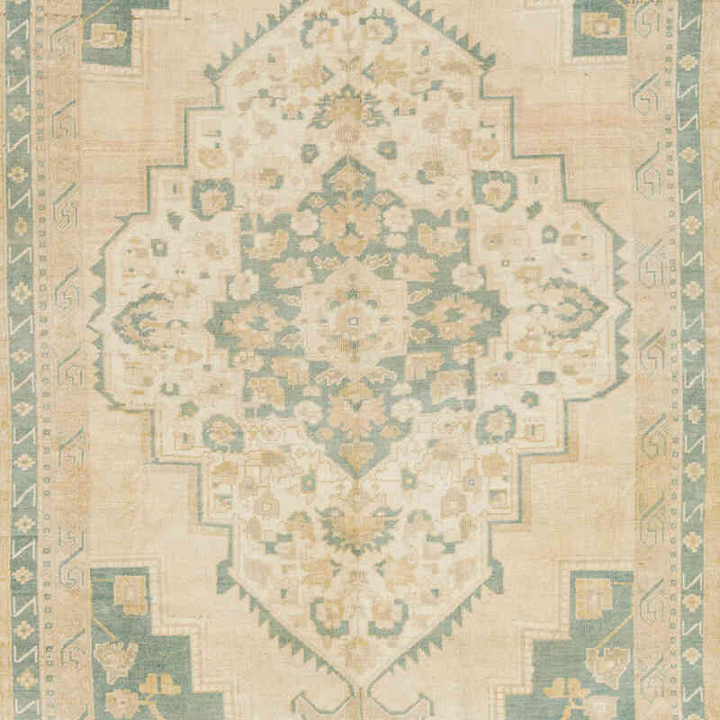 Alfombra Vintage Turca Anudada a Mano - 195 cm x 340 cm - K0073950