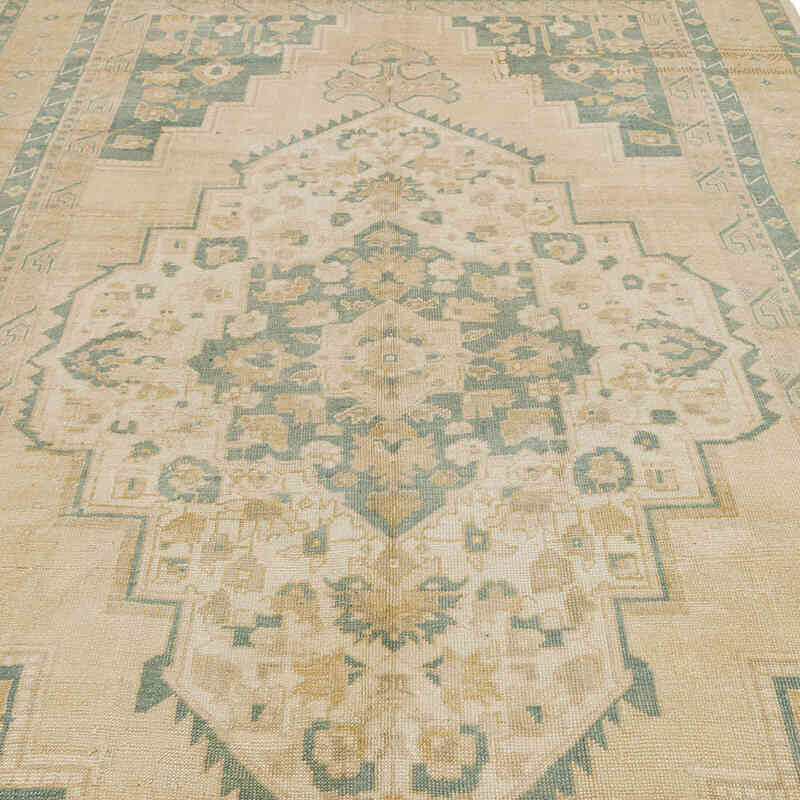 Alfombra Vintage Turca Anudada a Mano - 195 cm x 340 cm - K0073950