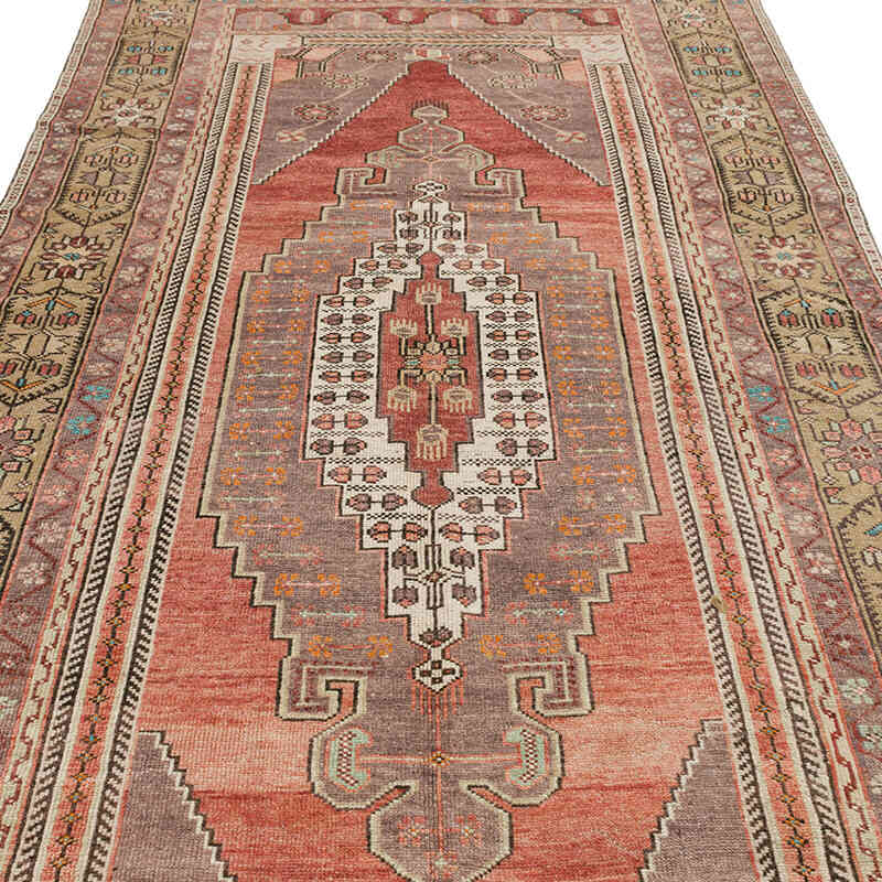 Vintage Turkish Hand-Knotted Rug - 5'  x 9' 10" (60" x 118") - K0073951