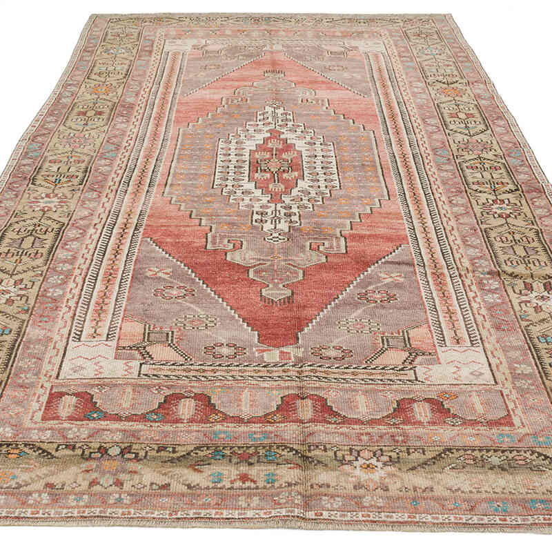 Vintage Turkish Hand-Knotted Rug - 5'  x 9' 10" (60" x 118") - K0073951