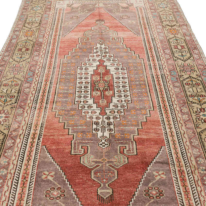 Vintage Turkish Hand-Knotted Rug - 5'  x 9' 10" (60" x 118") - K0073951