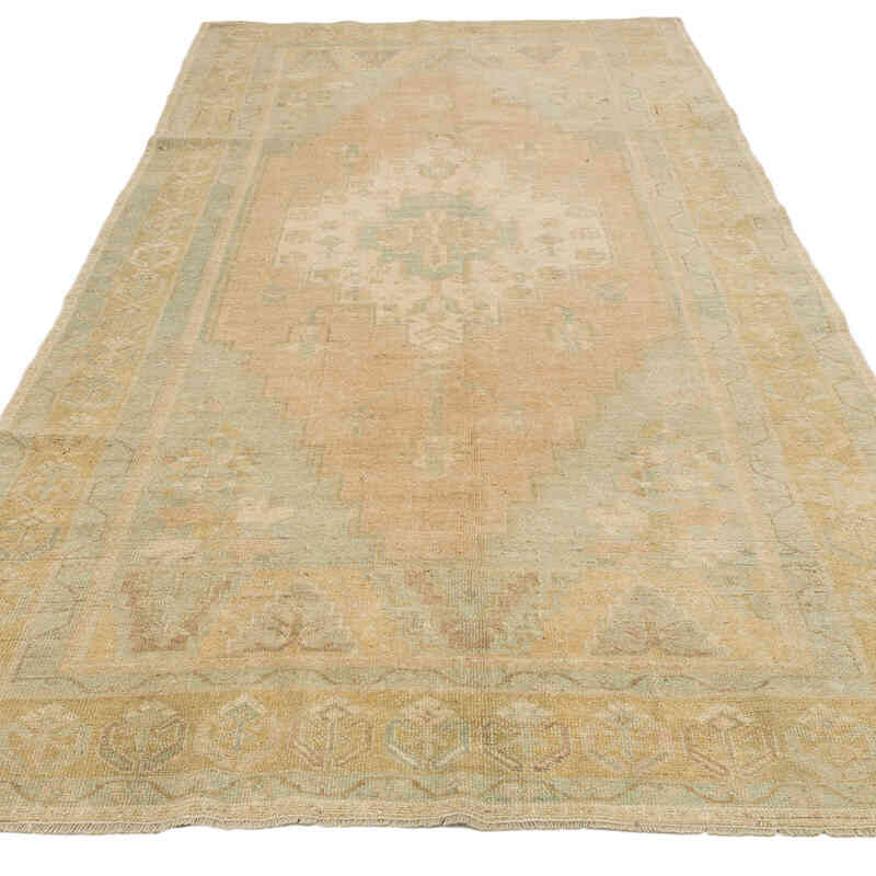 El Dokuma Vintage Halı - 140 cm x 275 cm - K0073953