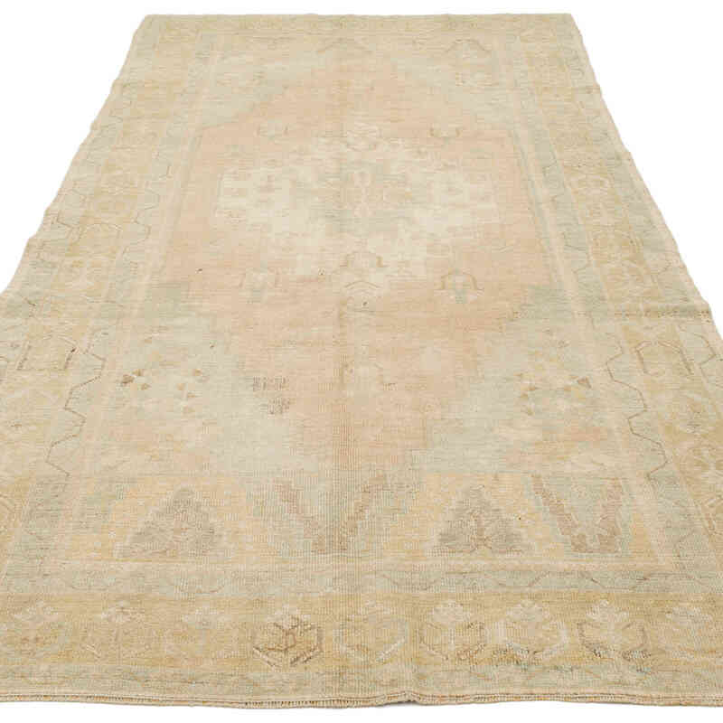 El Dokuma Vintage Halı - 140 cm x 275 cm - K0073953