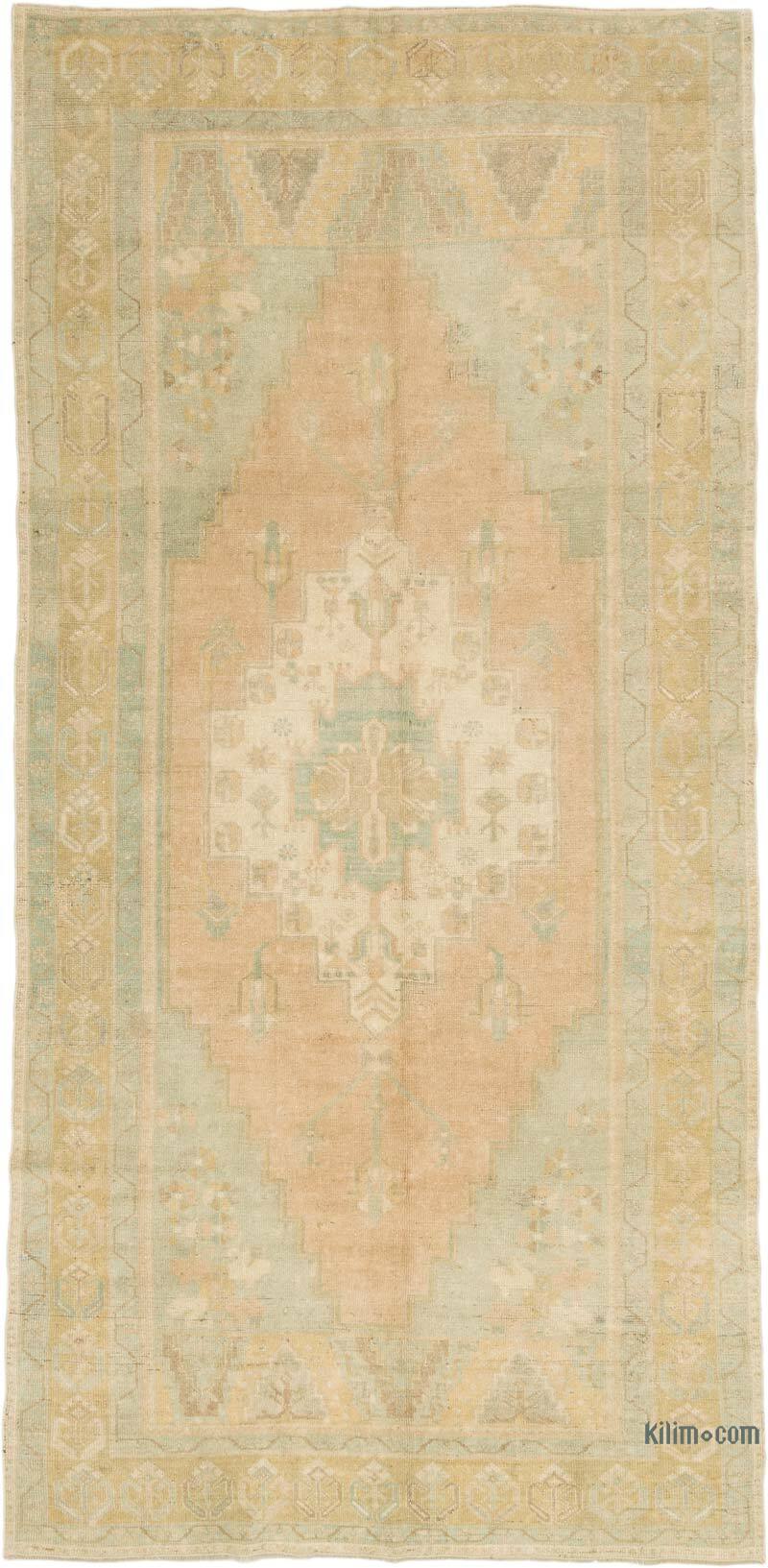 El Dokuma Vintage Halı - 140 cm x 275 cm - K0073953