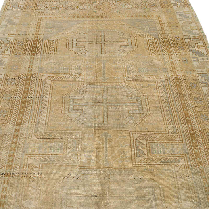 Vintage Turkish Hand-Knotted Rug - 4' 11" x 7' 11" (59" x 95") - K0073956