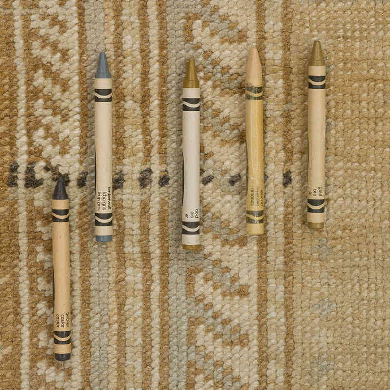 Vintage Turkish Hand-Knotted Rug - 4' 11" x 7' 11" (59" x 95") - K0073956