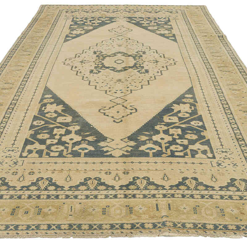 Alfombra Vintage Turca Anudada a Mano - 166 cm x 295 cm - K0073959