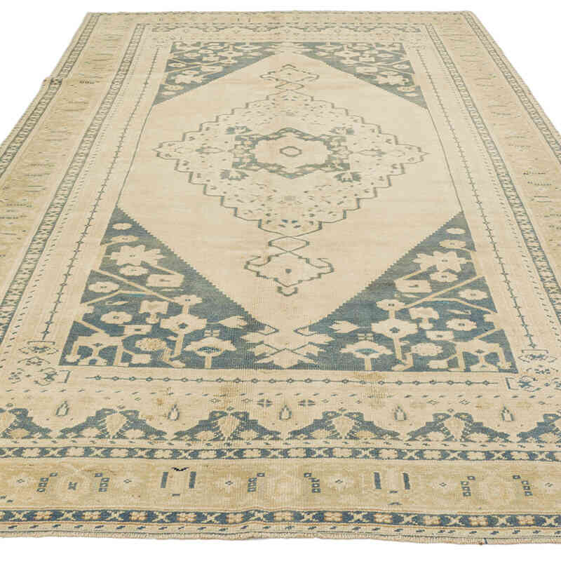 Alfombra Vintage Turca Anudada a Mano - 166 cm x 295 cm - K0073959