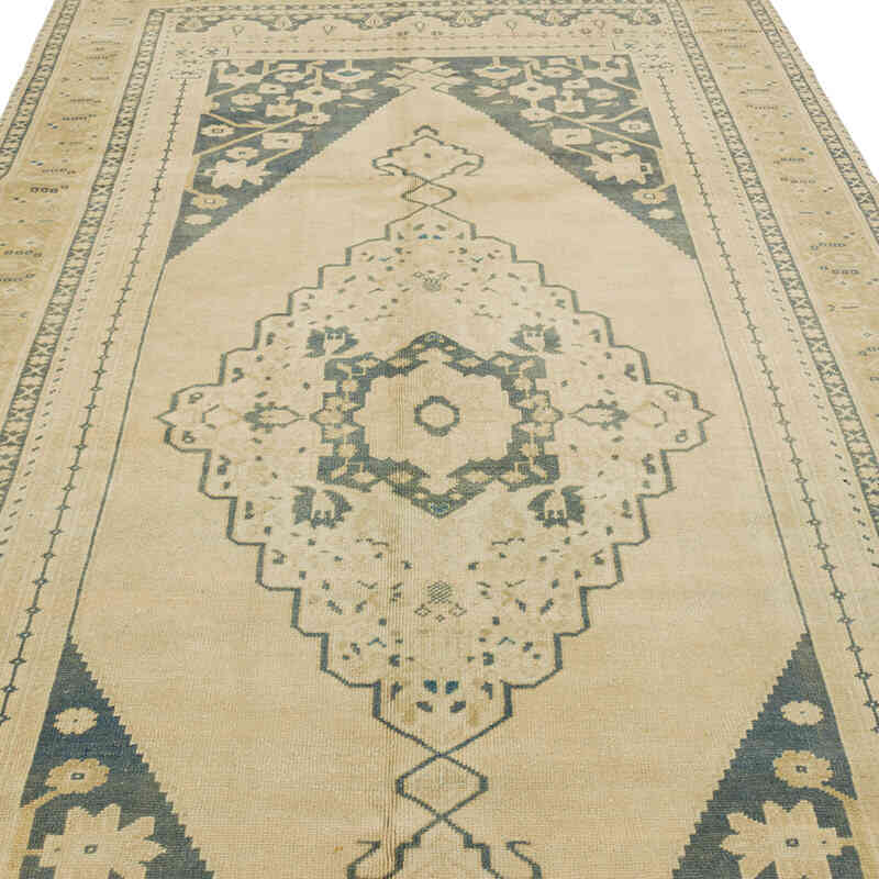Alfombra Vintage Turca Anudada a Mano - 166 cm x 295 cm - K0073959