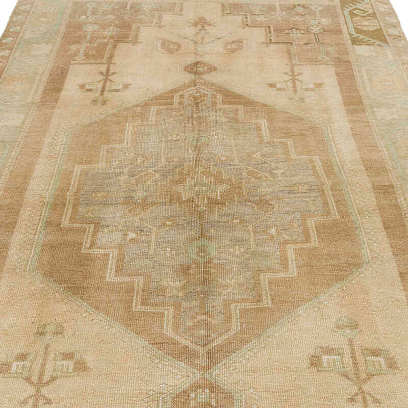 Vintage Turkish Hand-Knotted Rug - 5' 3" x 9' 3" (63" x 111") - K0073961