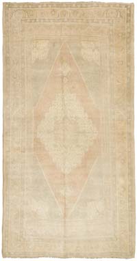 Vintage Turkish Hand-Knotted Rug - 5' 6