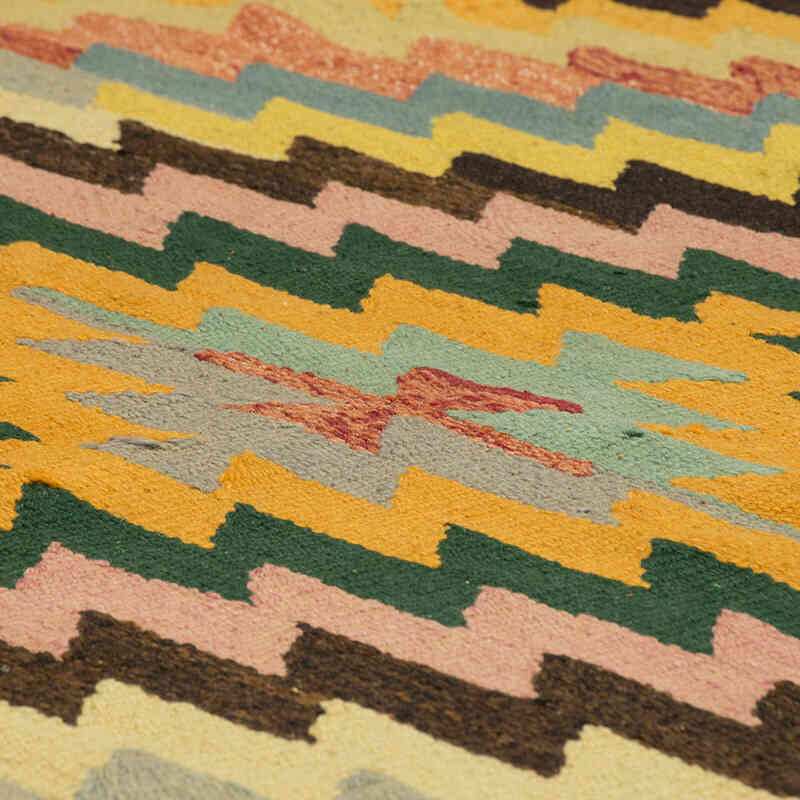 Vintage Denizli Kilim Rug - 5' 3" x 9' 6" (63" x 114") - K0073966