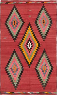 Vintage Mihalic Kilim Rug - 5' 7" x 9' 2" (67" x 110")