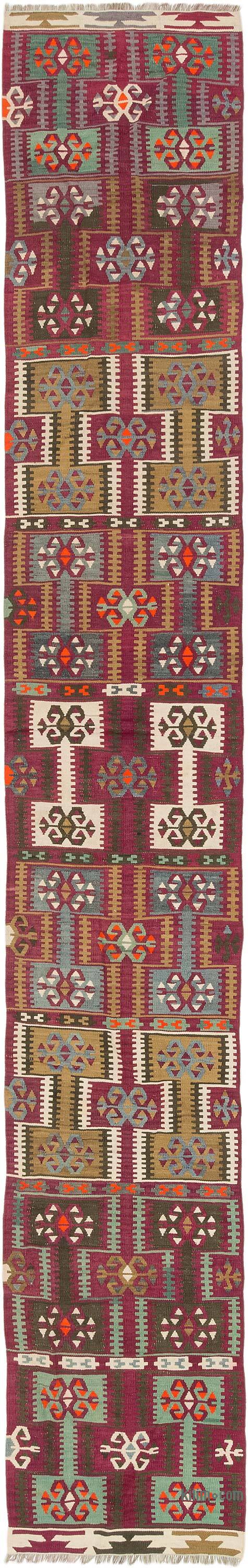 Alfombra Vintage Kayseri Kilim - 60 cm x 380 cm - K0073973