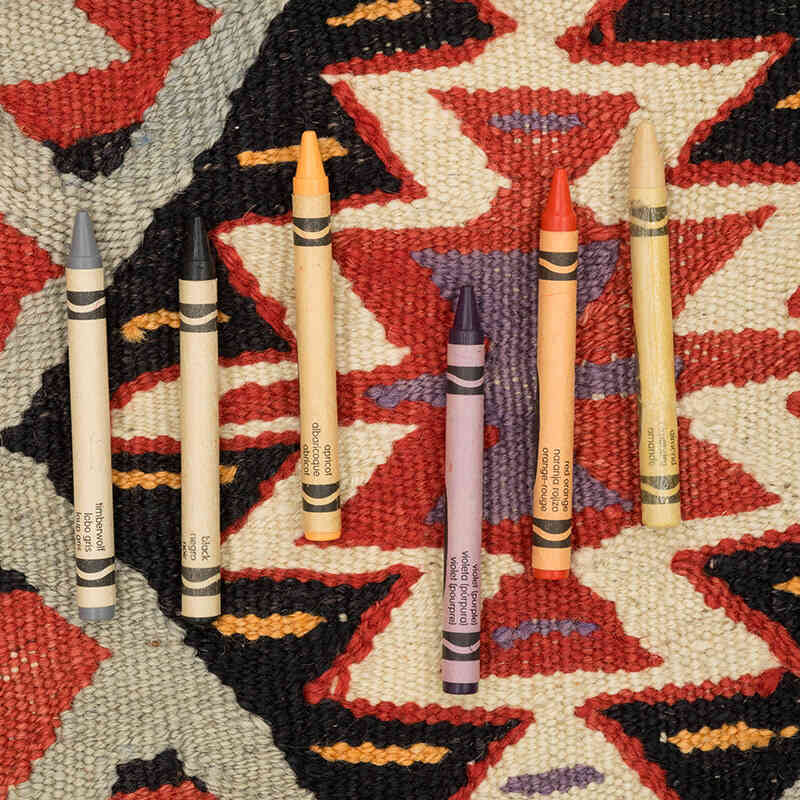 Vintage Oushak Kilim Rug - 5' 3" x 6' 7" (63" x 79") - K0073977