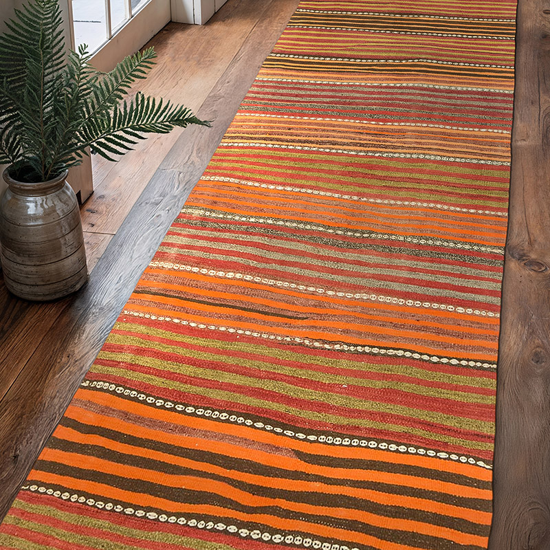 Corredor Vintage Konya Kilim - 100 cm x 355 cm - K0073981