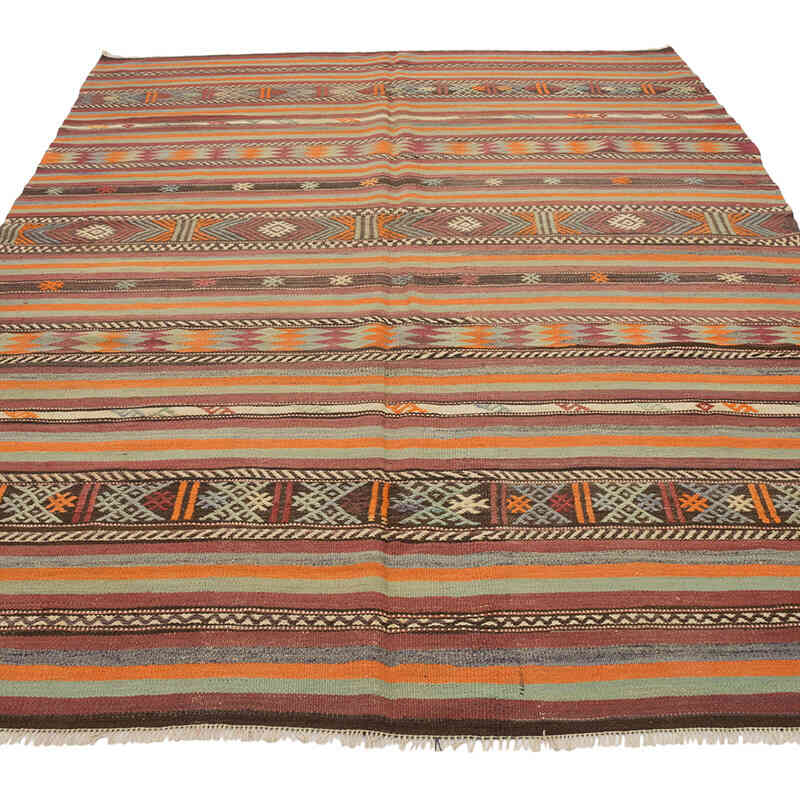 Alfombra Vintage Manisa Kilim - 185 cm x 270 cm - K0073982
