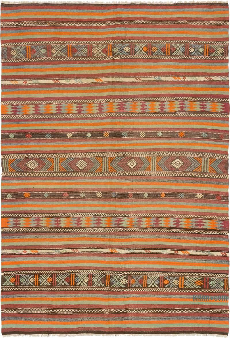 Alfombra Vintage Manisa Kilim - 185 cm x 270 cm - K0073982