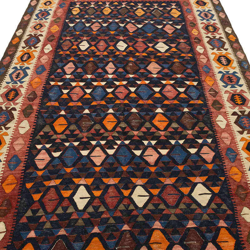 Vintage Caucasian Kilim Rug - 5'  x 10'  (60" x 120") - K0073993