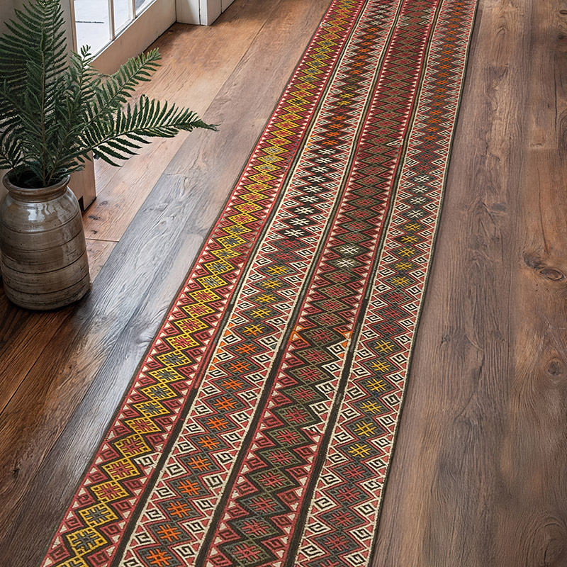 Vintage Anadolu Cicim Yolluk - 60 cm x 340 cm - K0073996