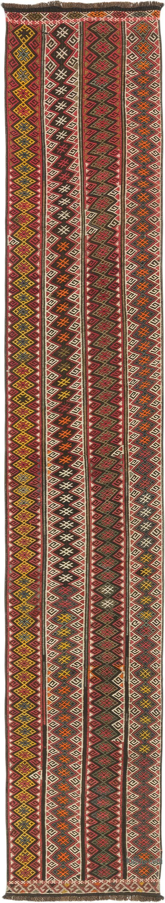 Vintage Anadolu Cicim Yolluk - 60 cm x 340 cm - K0073996