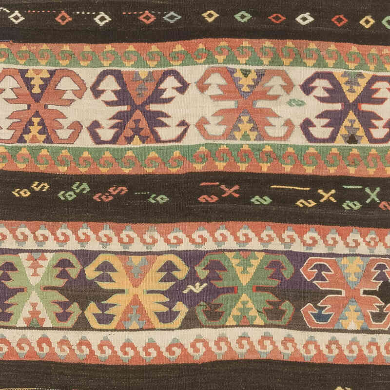 Vintage Sivas Kilim Runner - 2' 8" x 11' 4" (32" x 136") - K0073999