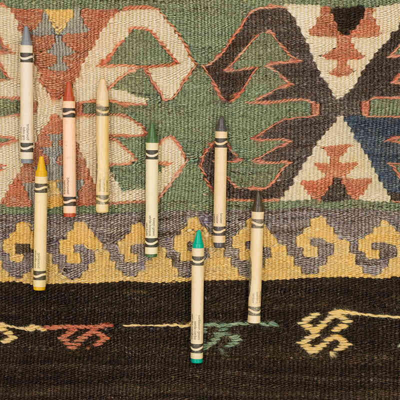 Vintage Sivas Kilim Runner - 2' 8" x 11' 4" (32" x 136") - K0073999