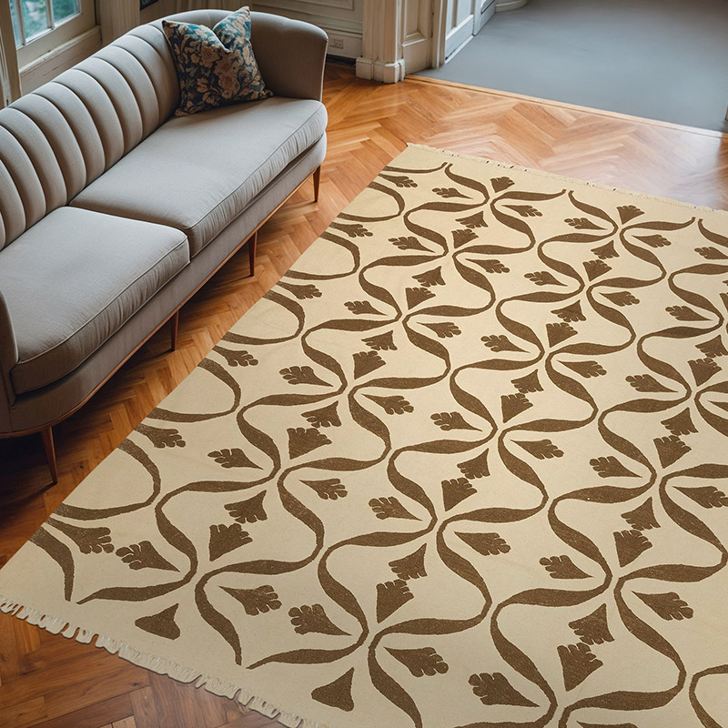 Yeni Kök Boya El Dokuma Kilim - 255 cm x 300 cm - K0074004