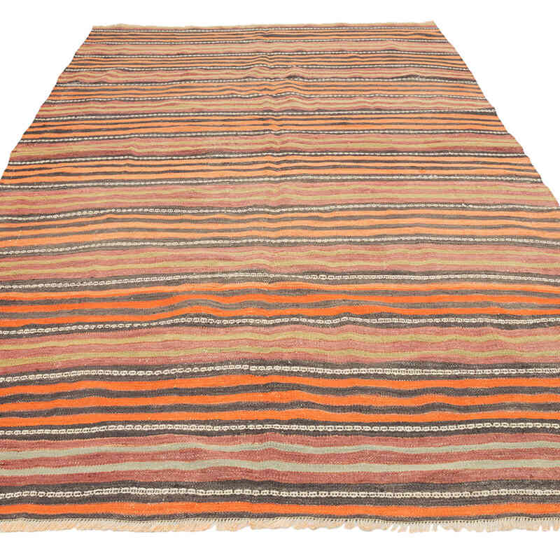 Vintage Konya Kilim Rug - 5' 5" x 9' 8" (65" x 116") - K0074010