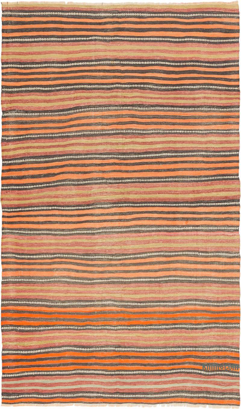 Vintage Konya Kilim Rug - 5' 5" x 9' 8" (65" x 116") - K0074010