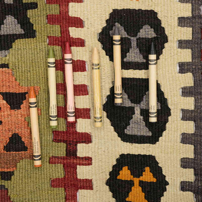 Vintage Konya Kilim Rug - 2' 11" x 4' 1" (35" x 49") - K0074013