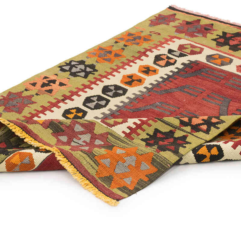 Vintage Konya Kilim Rug - 2' 11" x 4' 1" (35" x 49") - K0074013