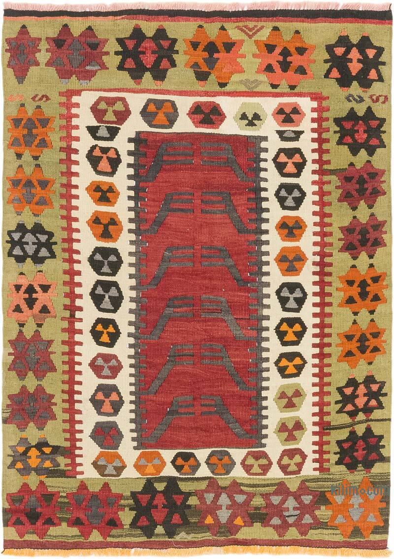 Vintage Konya Kilim Rug - 2' 11" x 4' 1" (35" x 49") - K0074013