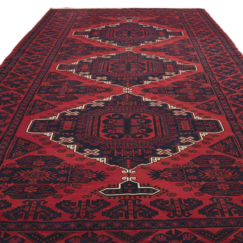 Vintage Kafkas Sumak Kilim - 203 cm x 400 cm - K0074023
