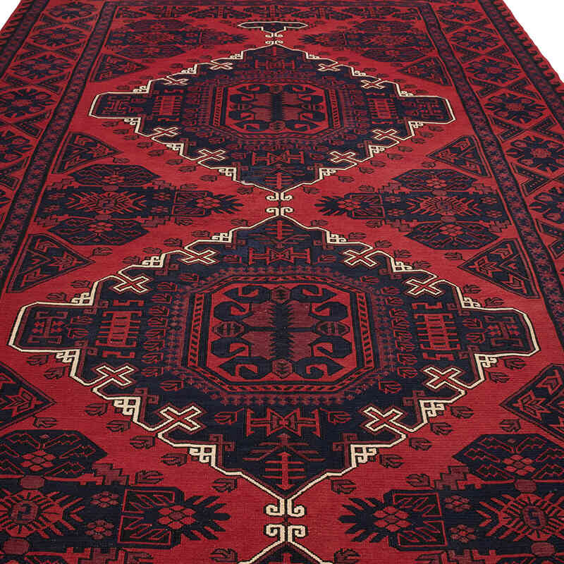 Vintage Kafkas Sumak Kilim - 203 cm x 400 cm - K0074023