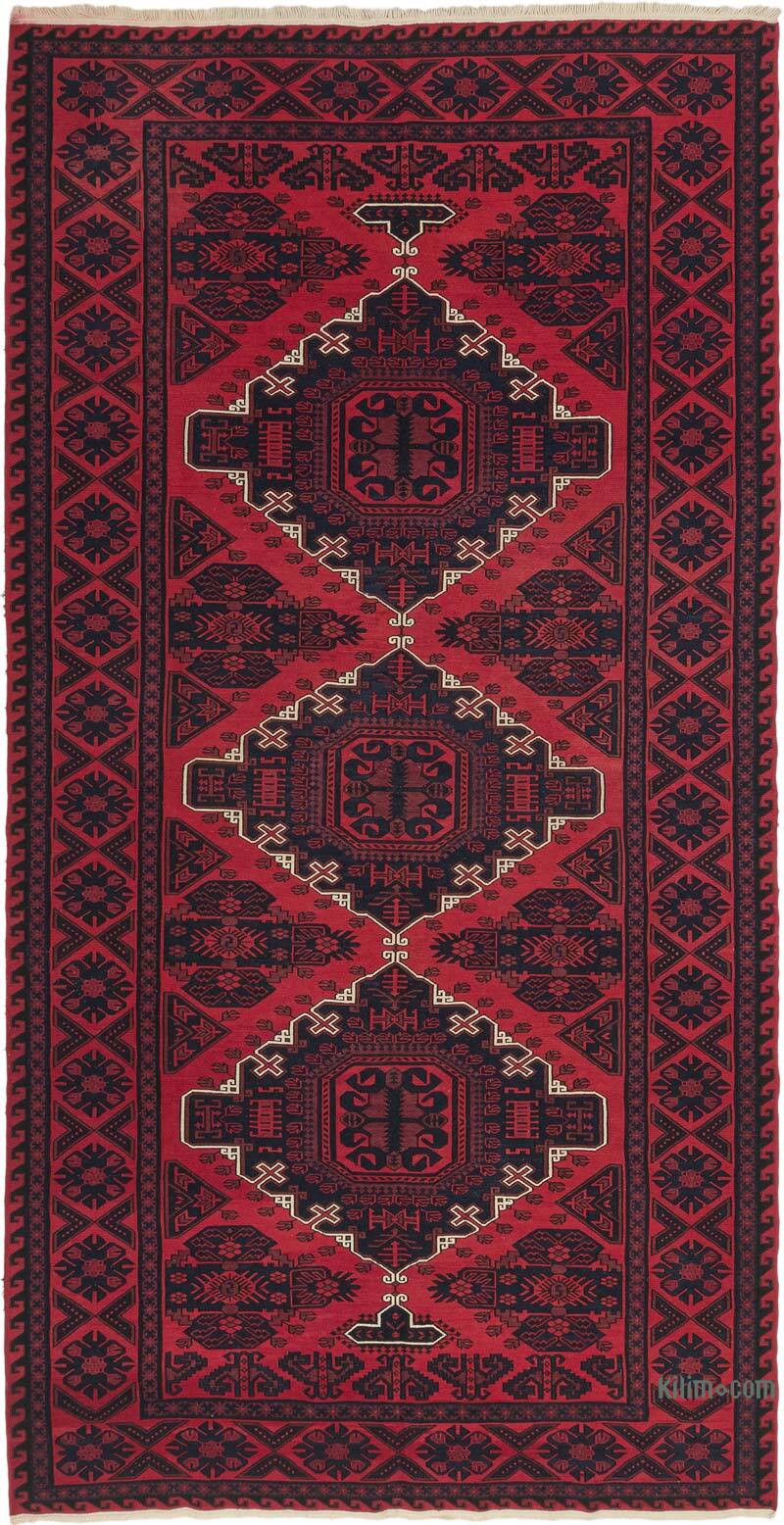 Vintage Kafkas Sumak Kilim - 203 cm x 400 cm - K0074023