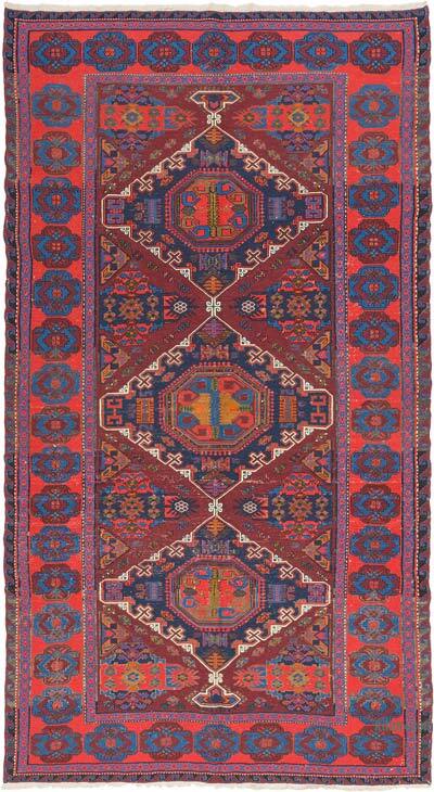 Vintage Kafkas Sumak Kilim - 200 cm x 362 cm